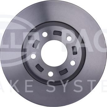 HELLA 8DD 355 110-891 - Тормозной диск autospares.lv