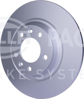 HELLA 8DD 355 110-801 - Тормозной диск autospares.lv