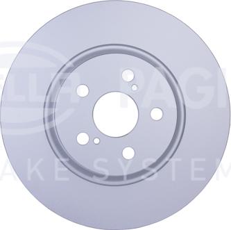 HELLA 8DD 355 111-651 - Тормозной диск autospares.lv