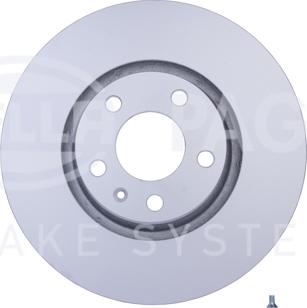 HELLA 8DD 355 111-141 - Тормозной диск autospares.lv