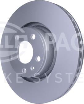 HELLA 8DD 355 111-141 - Тормозной диск autospares.lv