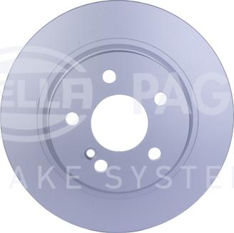 HELLA 8DD 355 118-941 - Тормозной диск autospares.lv