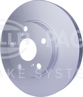 HELLA 8DD 355 118-951 - Тормозной диск autospares.lv