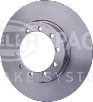 HELLA 8DD 355 118-521 - Тормозной диск autospares.lv