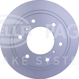 HELLA 8DD 355 118-651 - Тормозной диск autospares.lv