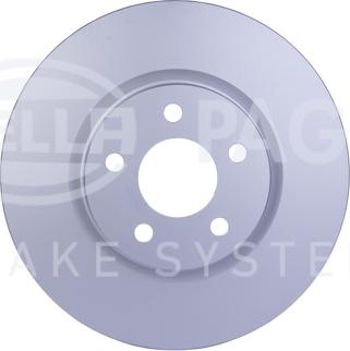 HELLA 8DD 355 118-601 - Тормозной диск autospares.lv