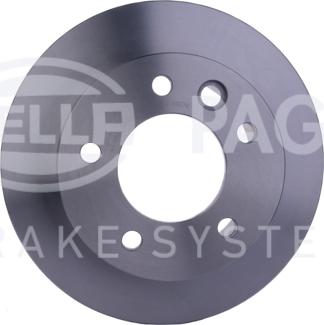 HELLA 8DD 355 118-051 - Тормозной диск autospares.lv