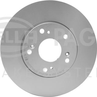 HELLA 8DD 355 118-191 - Тормозной диск autospares.lv