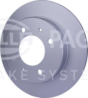 HELLA 8DD 355 118-111 - Тормозной диск autospares.lv