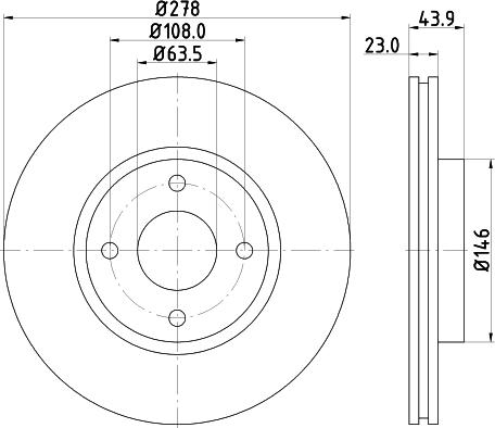 HELLA 8DD 355 118-181 - Тормозной диск autospares.lv