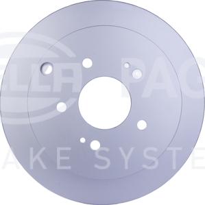 HELLA 8DD 355 118-801 - Тормозной диск autospares.lv