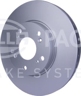 HELLA 8DD 355 118-761 - Тормозной диск autospares.lv