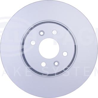 HELLA 8DD 355 113-061 - Тормозной диск autospares.lv