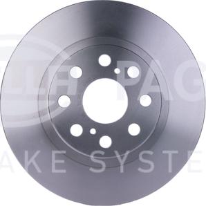 HELLA 8DD 355 113-081 - Тормозной диск autospares.lv