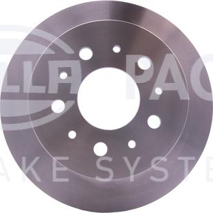 HELLA 8DD 355 113-711 - Тормозной диск autospares.lv