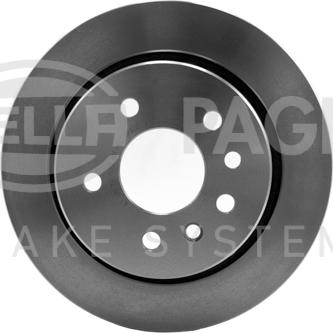 HELLA 8DD 355 112-491 - Тормозной диск autospares.lv
