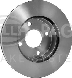 HELLA 8DD 355 112-431 - Тормозной диск autospares.lv