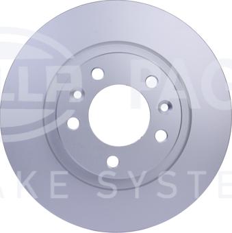 HELLA 8DD 355 117-991 - Тормозной диск autospares.lv