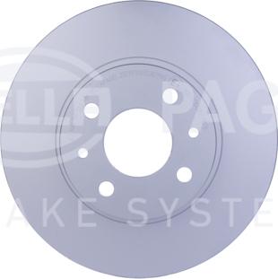 HELLA 8DD 355 117-931 - Тормозной диск autospares.lv