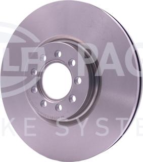 HELLA 8DD 355 117-461 - Тормозной диск autospares.lv