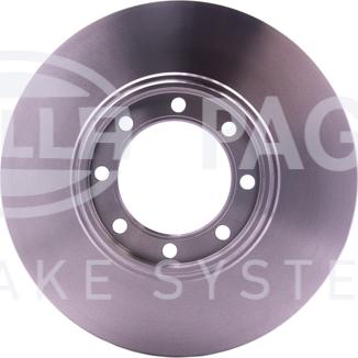 HELLA 8DD 355 117-481 - Тормозной диск autospares.lv