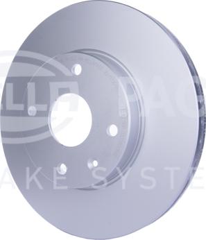 HELLA 8DD 355 117-061 - Тормозной диск autospares.lv