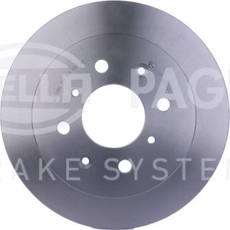 HELLA 8DD 355 117-871 - Тормозной диск autospares.lv