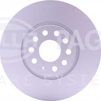 HELLA 8DD 355 117-791 - Тормозной диск autospares.lv