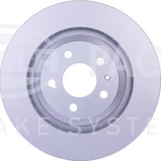 HELLA 8DD 355 117-721 - Тормозной диск autospares.lv