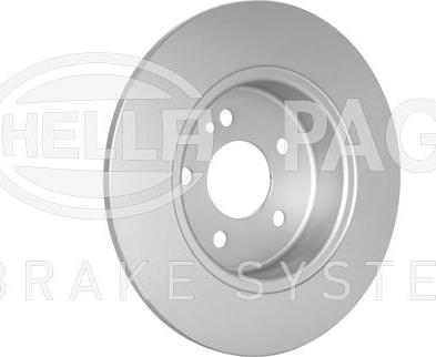 HELLA 8DD 355 134-511 - Тормозной диск autospares.lv