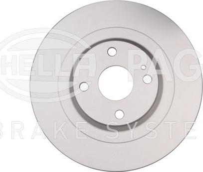 HELLA 8DD 355 133-141 - Тормозной диск autospares.lv