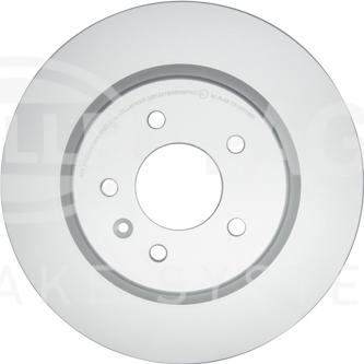 HELLA 8DD 355 132-181 - Тормозной диск autospares.lv