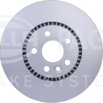 HELLA 8DD 355 129-511 - Тормозной диск autospares.lv