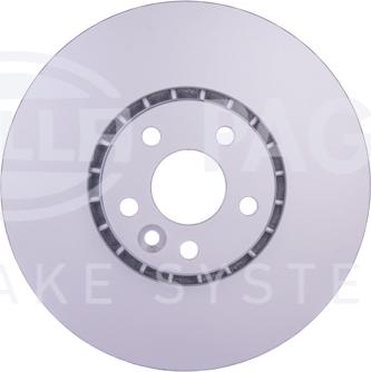 HELLA 8DD 355 129-141 - Тормозной диск autospares.lv