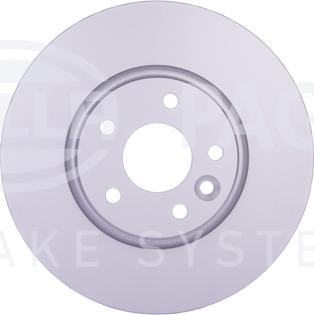 HELLA 8DD 355 129-161 - Тормозной диск autospares.lv