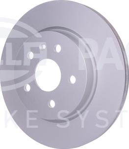 HELLA 8DD 355 129-101 - Тормозной диск autospares.lv