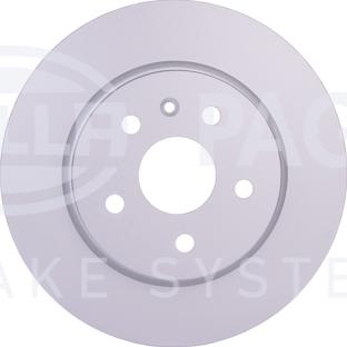 HELLA 8DD 355 129-101 - Тормозной диск autospares.lv