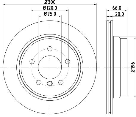 HELLA 8DD 355 129-331 - Тормозной диск autospares.lv