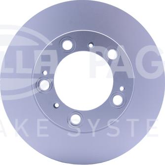 HELLA 8DD 355 125-451 - Тормозной диск autospares.lv