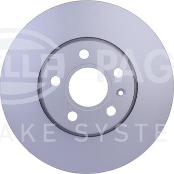 HELLA 8DD 355 125-481 - Тормозной диск autospares.lv