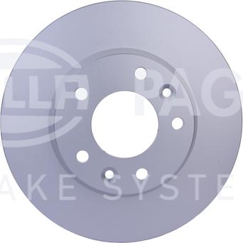 HELLA 8DD 355 125-591 - Тормозной диск autospares.lv