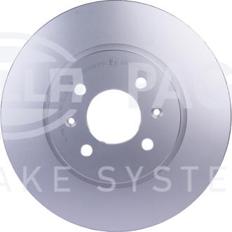 HELLA 8DD 355 125-501 - Тормозной диск autospares.lv