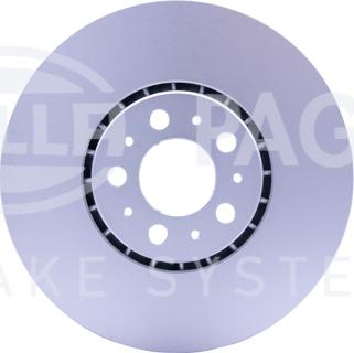 HELLA 8DD 355 125-581 - Тормозной диск autospares.lv