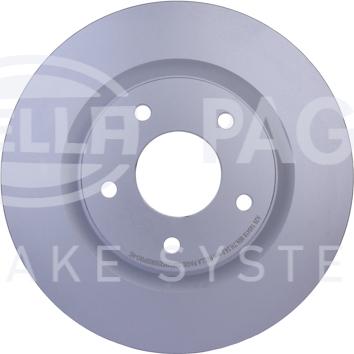 HELLA 8DD 355 125-521 - Тормозной диск autospares.lv