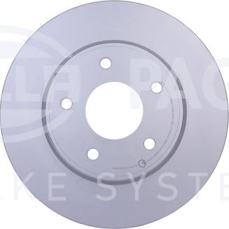 HELLA 8DD 355 125-071 - Тормозной диск autospares.lv