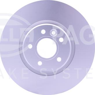 HELLA 8DD 355 125-151 - Тормозной диск autospares.lv