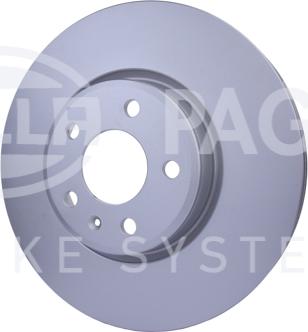 HELLA 8DD 355 125-181 - Тормозной диск autospares.lv