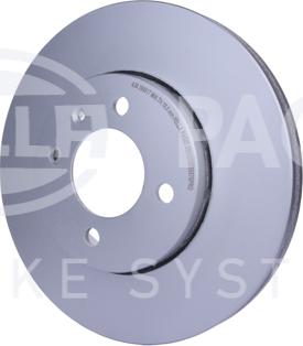 HELLA 8DD 355 125-391 - Тормозной диск autospares.lv