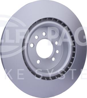 HELLA 8DD 355 125-251 - Тормозной диск autospares.lv