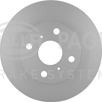 HELLA 8DD 355 126-961 - Тормозной диск autospares.lv